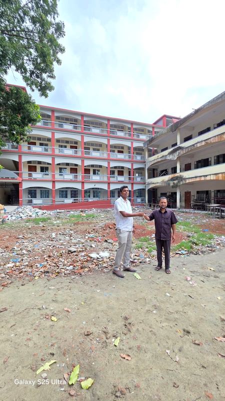 Handover of a completed academic building to the school authority